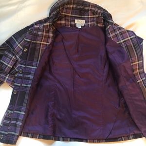 Women's Lightweight Plaid Jacket